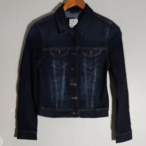 MAVI Blue Jean Jacket Button Up Small Chest Pockets Sample
